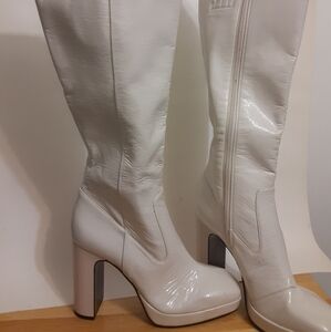 Calvin Klein (sample) patent boot, 6.5